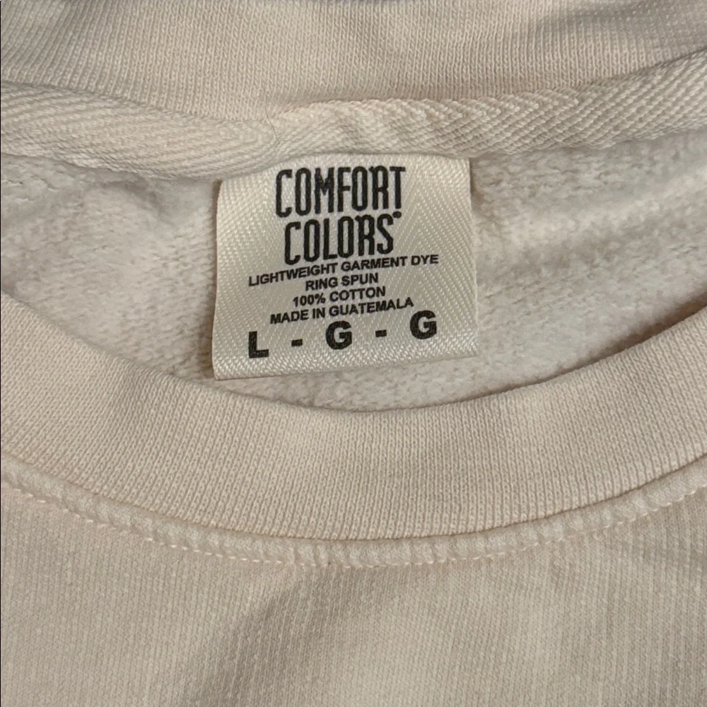 Comfort Colors Cream Dallas Sweatshirt - Picture 4 of 6